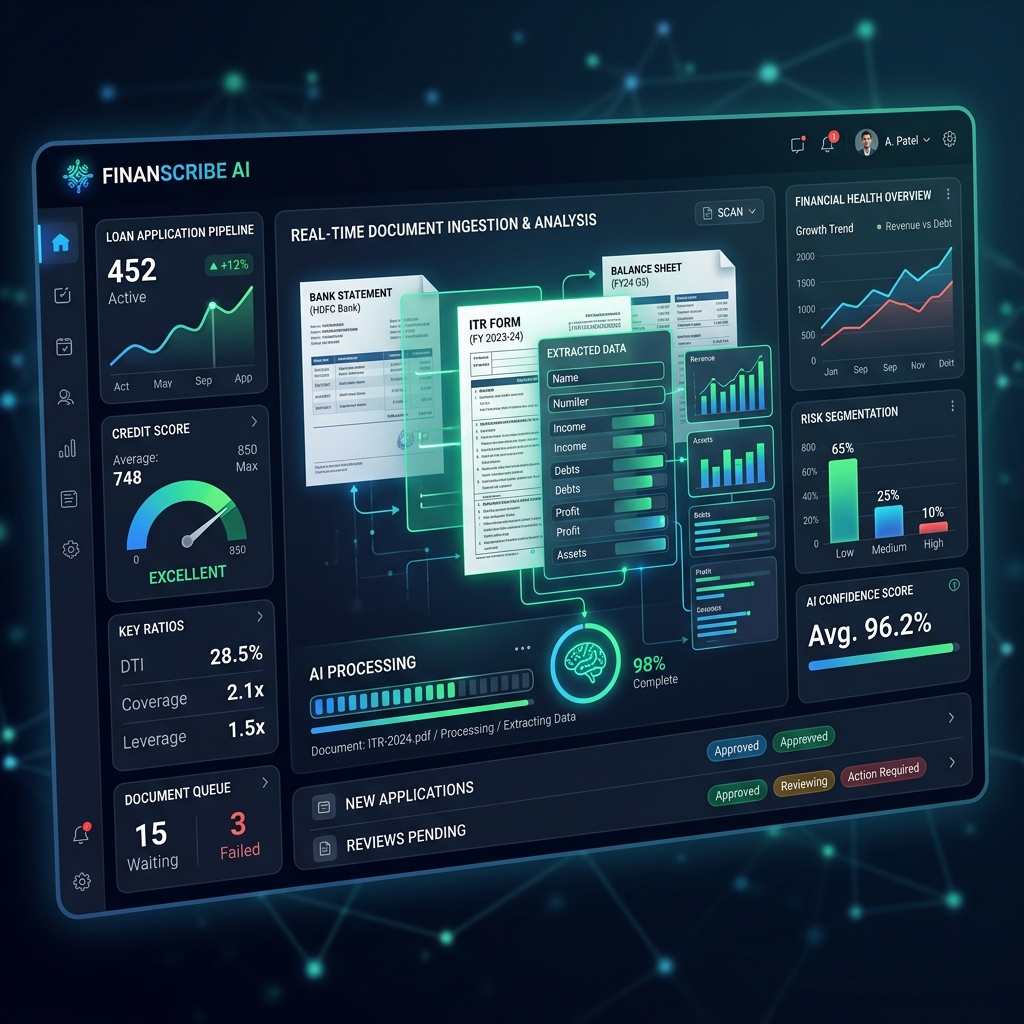 Loan Document Processing Dashboard